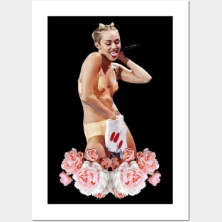 Miley Floral Posters and Art